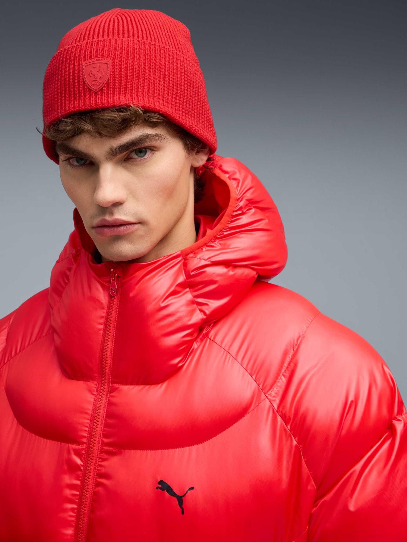 Шапка PUMA Ferrari Pro Mid Crown Beanie модель 026428 Шапка PUMA Ferrari Pro Mid Crown Beanie модель 026428 Фото