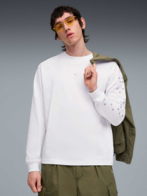 Світшот PUMA Graphic Longsleeve модель 632371 Фото