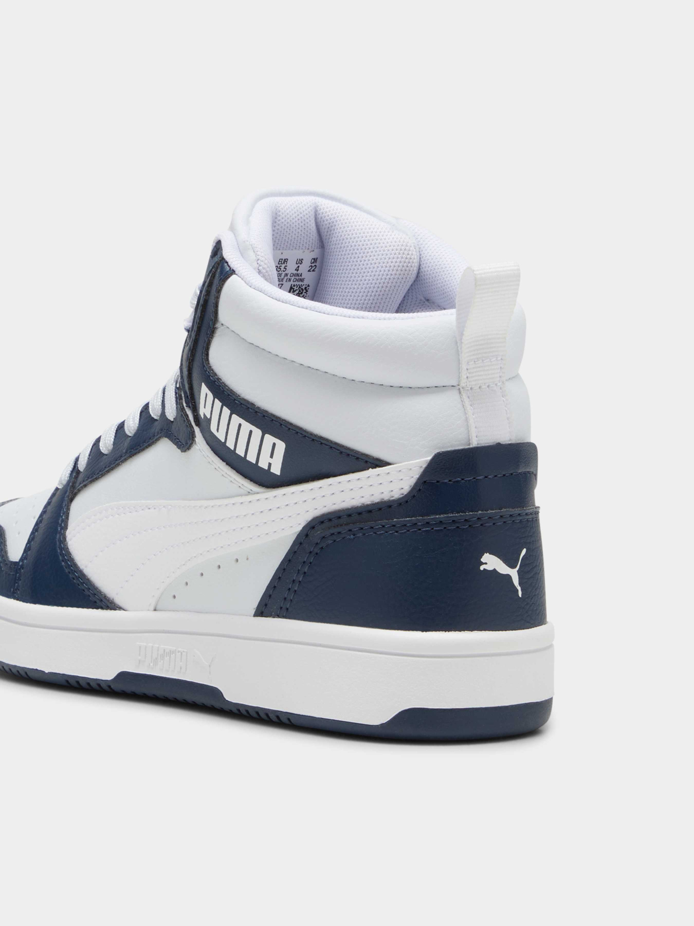 Кеды высокие PUMA Rebound V6 Mid Jr модель 393831 Фото