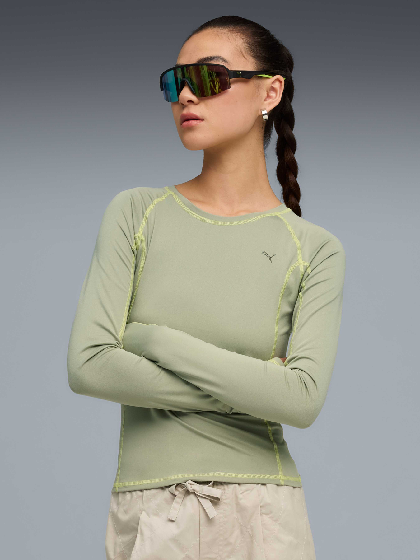 Лонгслив PUMA Yona Tight Longsleeve модель 632322 Фото