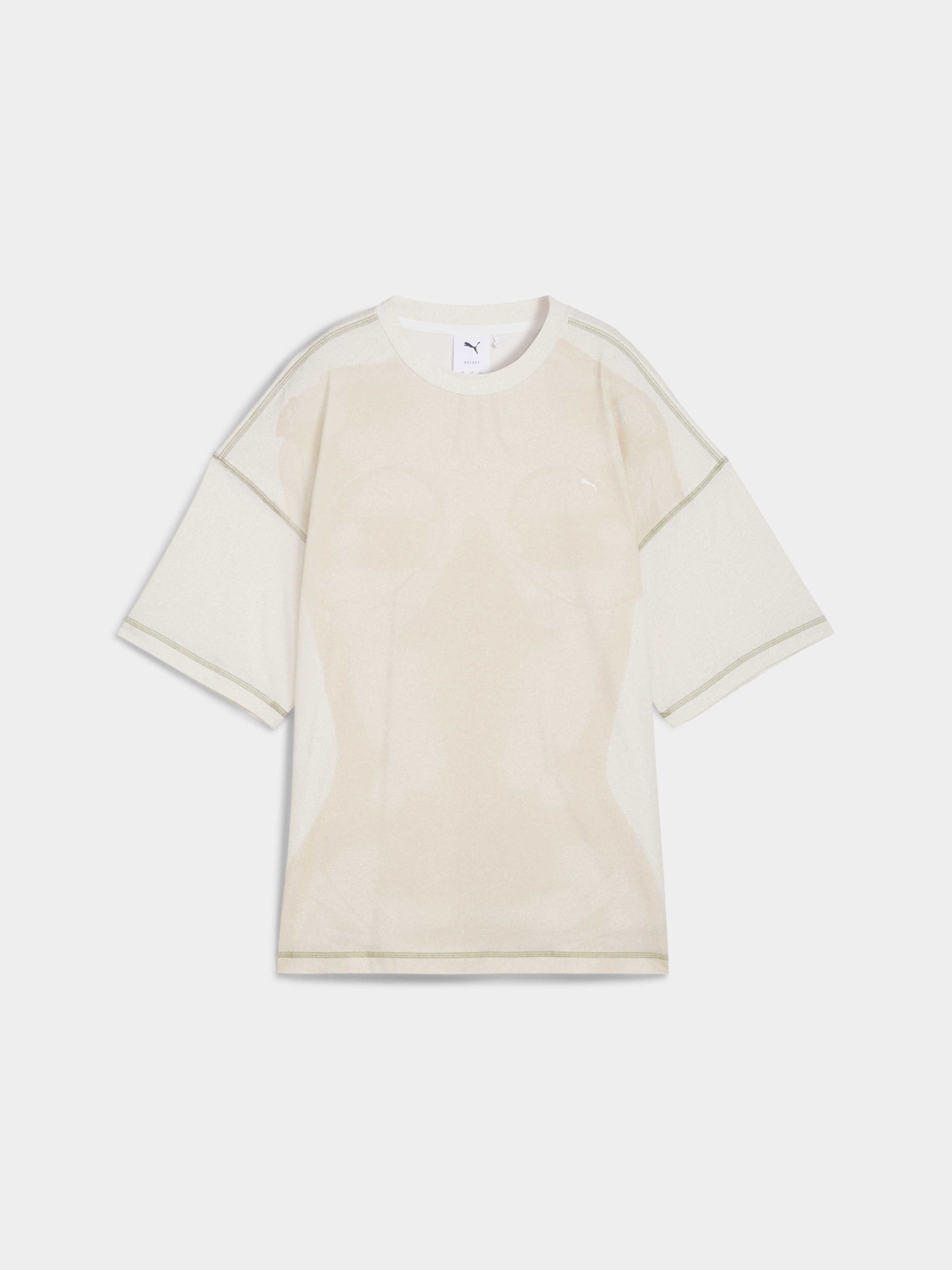 Жіноча Футболка PUMA Yona Aop Tee (632687_02) колір білий, матеріал комбінований верх PUMA - купити в Україні