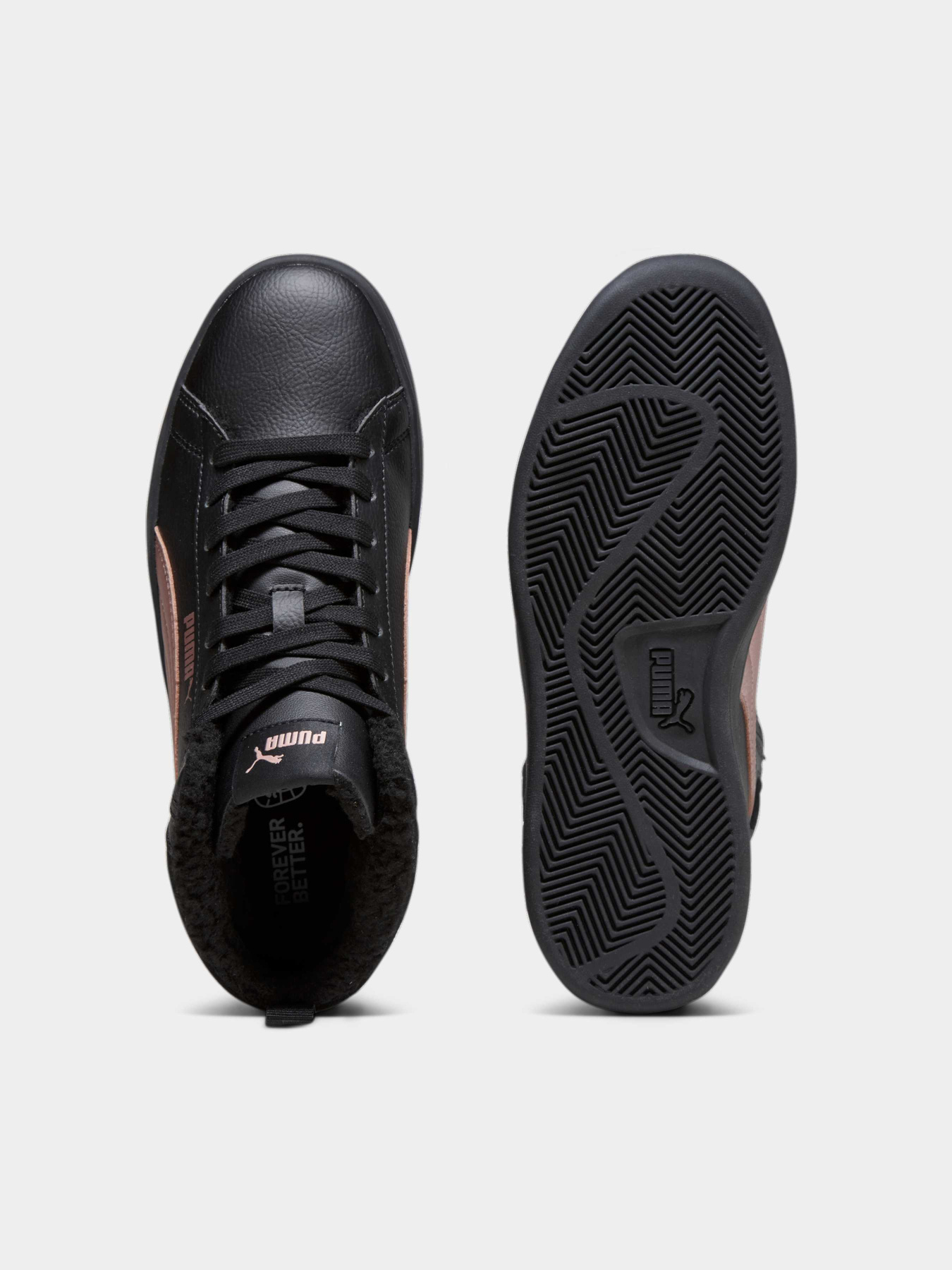 Кеды высокие PUMA Smash 3.0 Mid Wtr модель 392335 Фото