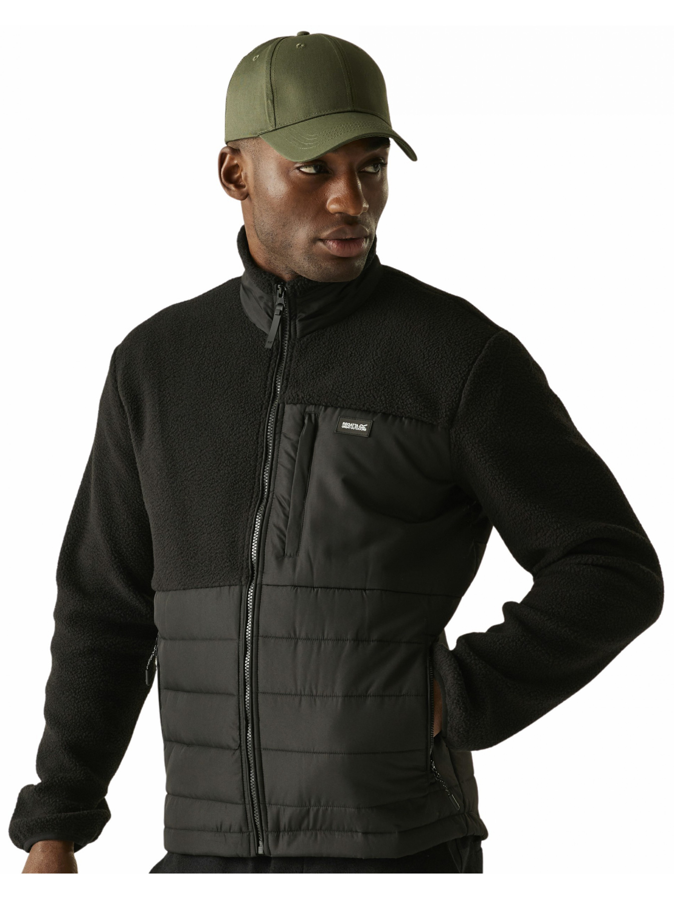 Флисовая кофта Regatta Frankieborghybrid модель RMA663-800 Флисовая кофта Regatta Frankieborghybrid модель RMA663-800 Фото