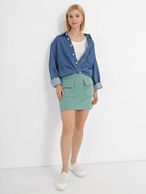 Юбка мини Daria Karpiuk модель SK141NV33CTEL Фото