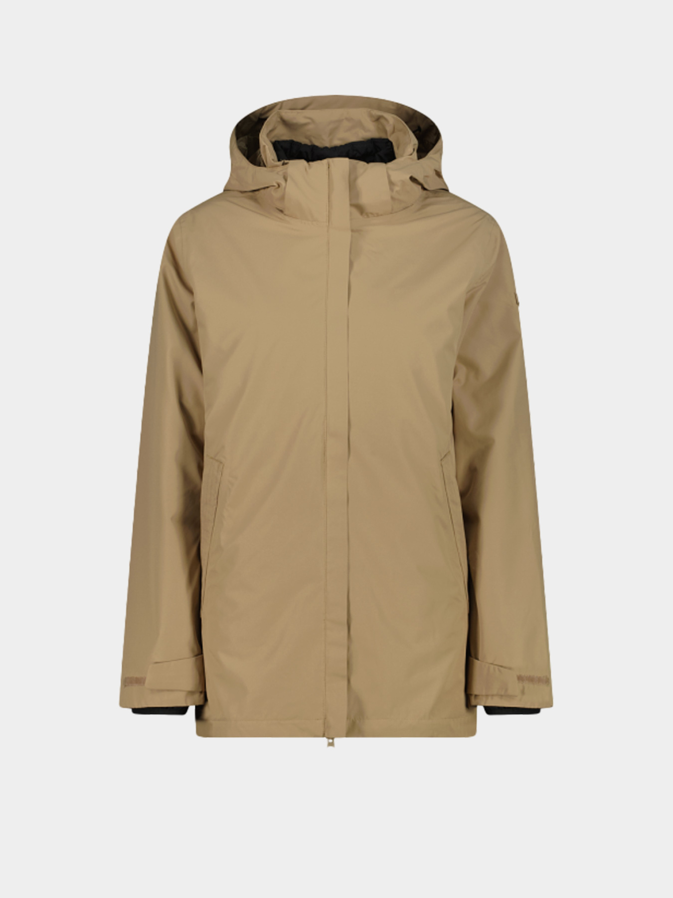 Жіноча куртка CMP LONG JACKET ZIP HOOD DETACHABL модель 35K3796D-P405 Фото