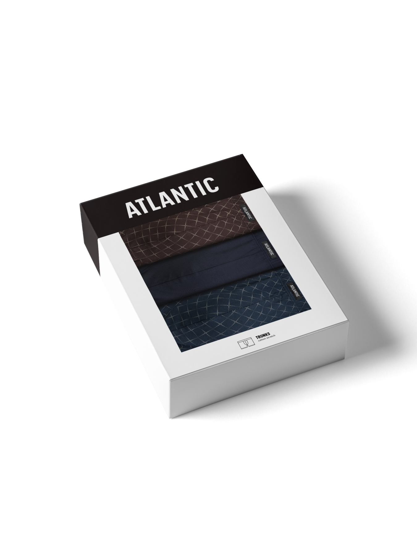 Набор трусов Atlantic модель 3MH-216_GRAJ_GRA_BRA Фото