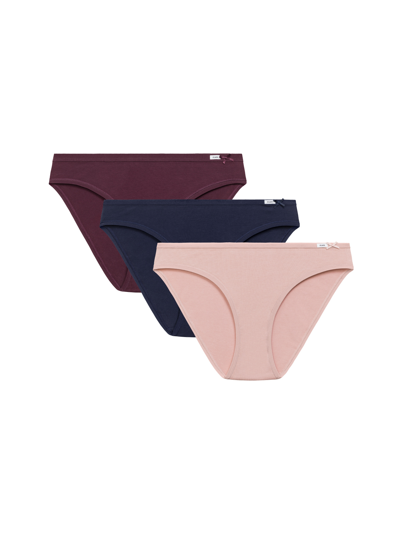 Набор трусов Atlantic модель 3CLP-001_ROSC_WIN_GRA Набор трусов Atlantic модель 3CLP-001_ROSC_WIN_GRA Фото