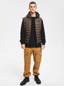 Жилет стеганый мужской DKR HIGEN 256 коричневый модель 10048165 Фото