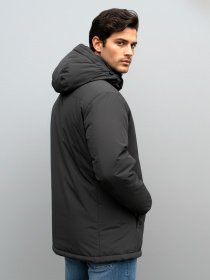 Пуховик Sun's House модель SB-23243-dark-grey Фото