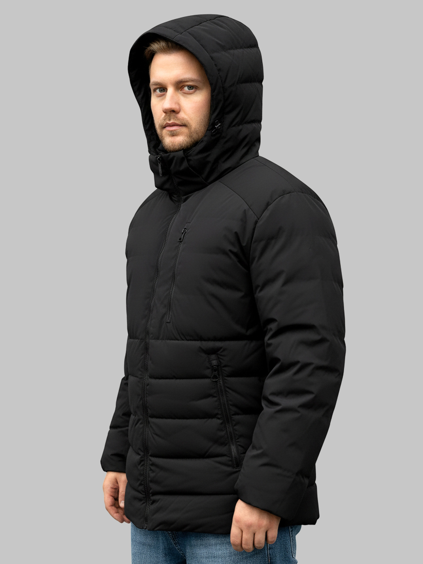 Пуховик Sun's House модель SB-25301-black Фото