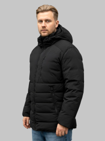 Пуховик Sun's House модель SB-25301-black Фото