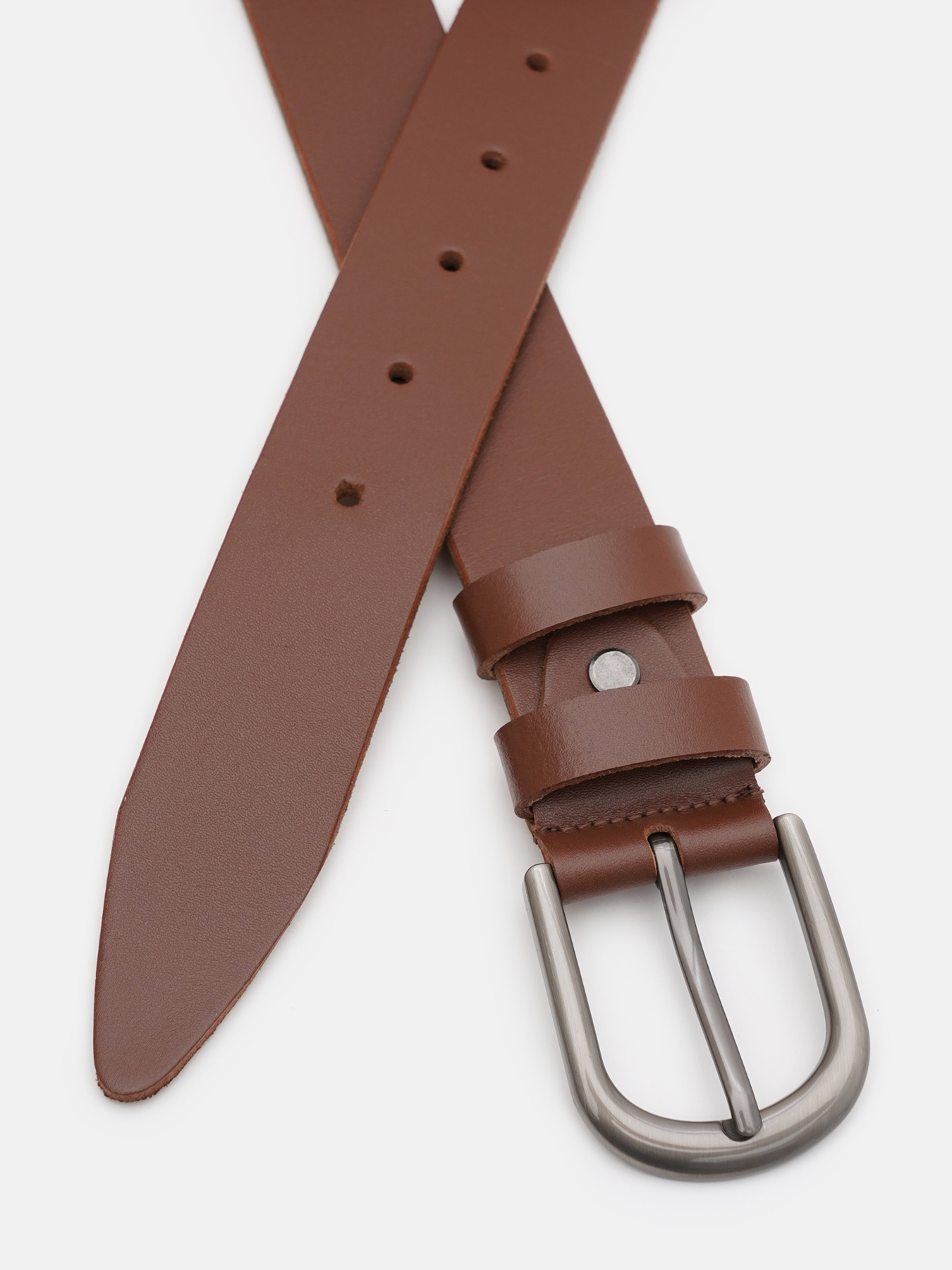 Ремінь Borsa Leather модель 100v1genw105-l.brown Фото