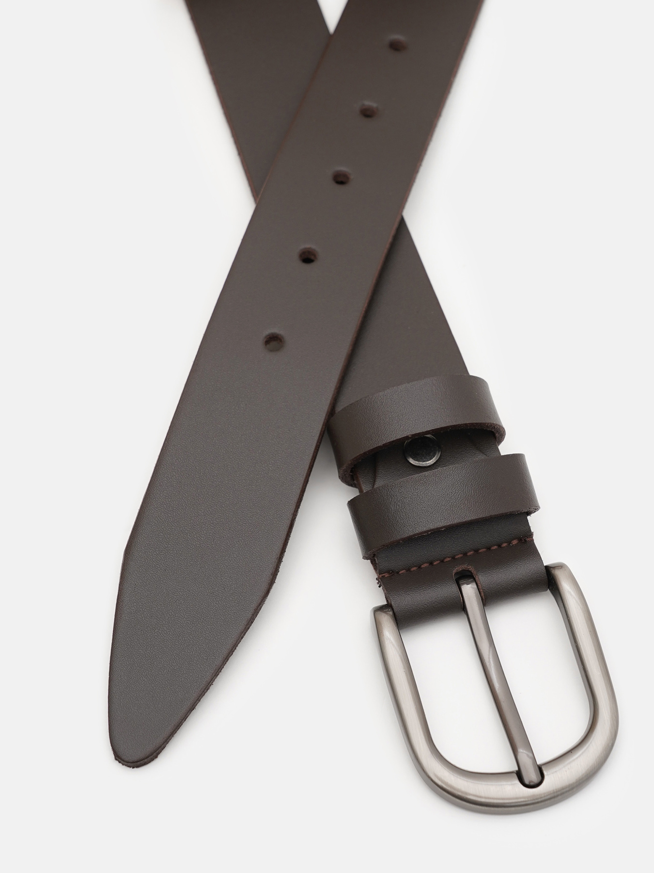 Ремінь Borsa Leather модель 110v1genw109-brown Фото