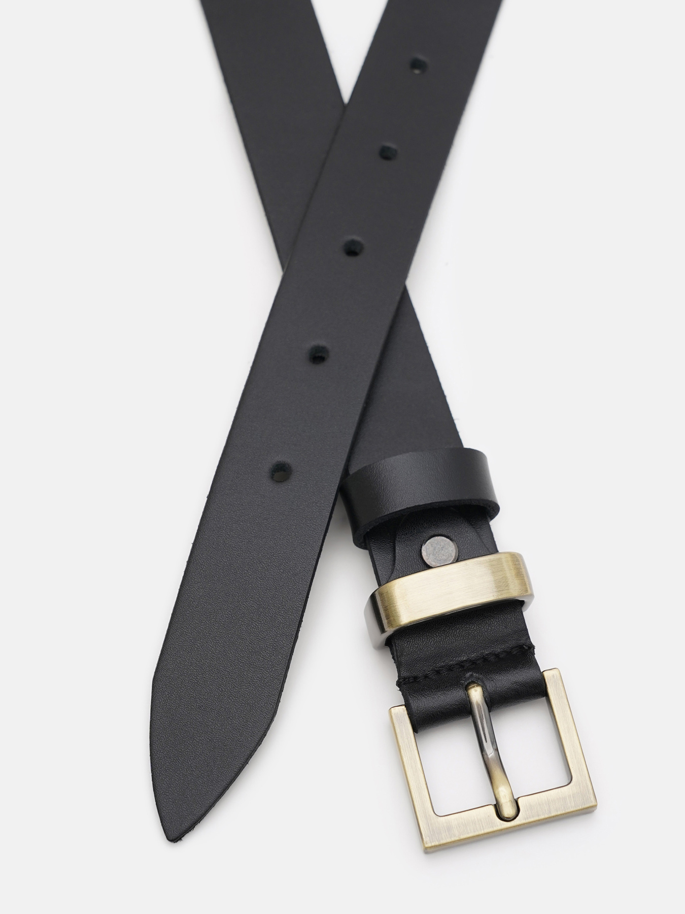 Ремень Borsa Leather модель 110b1genw114-black Фото