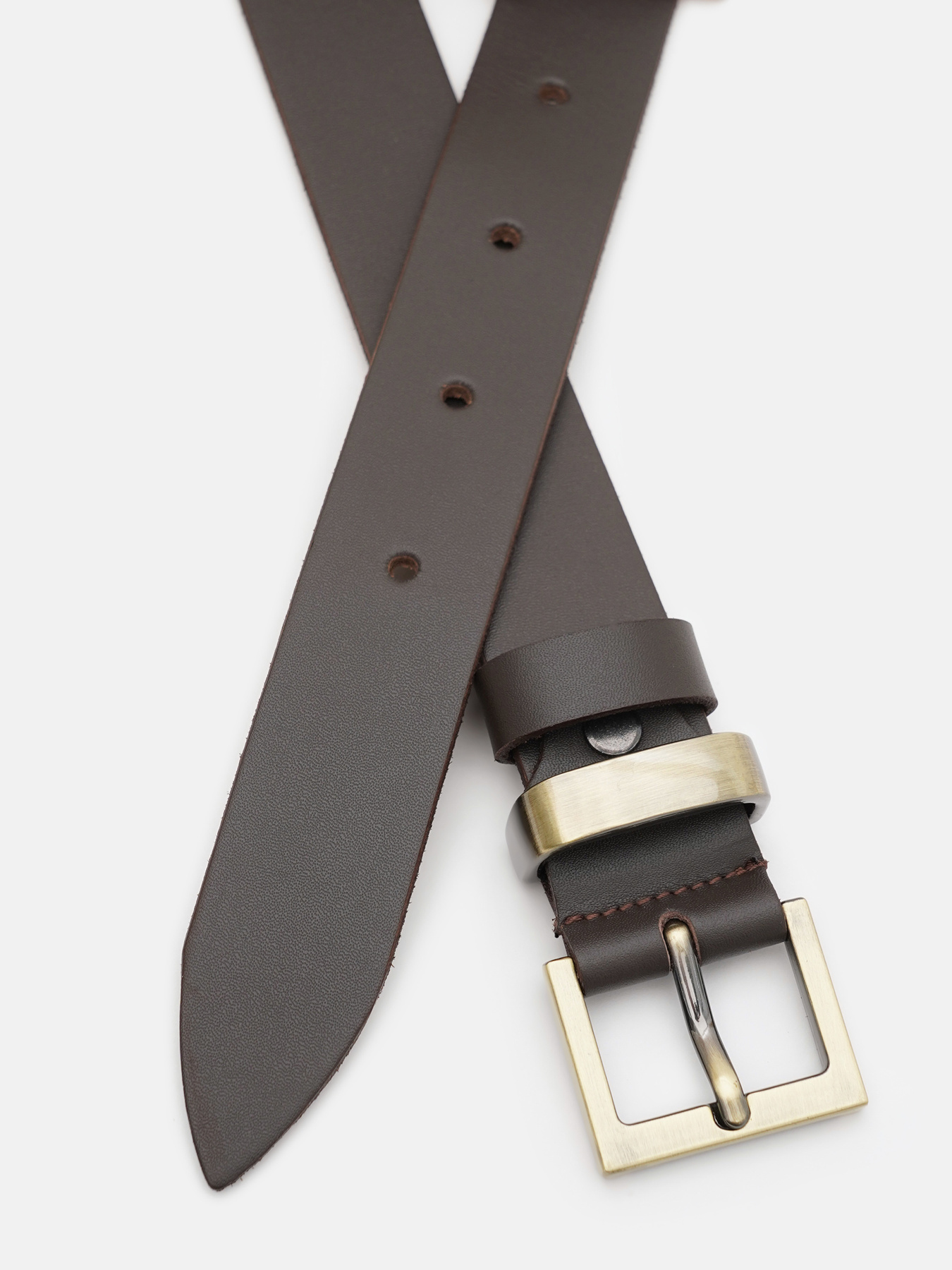 Ремень Borsa Leather модель 110b1genw119-brown Фото