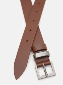 Ремінь Borsa Leather модель 100s1genw121-l.brown Фото