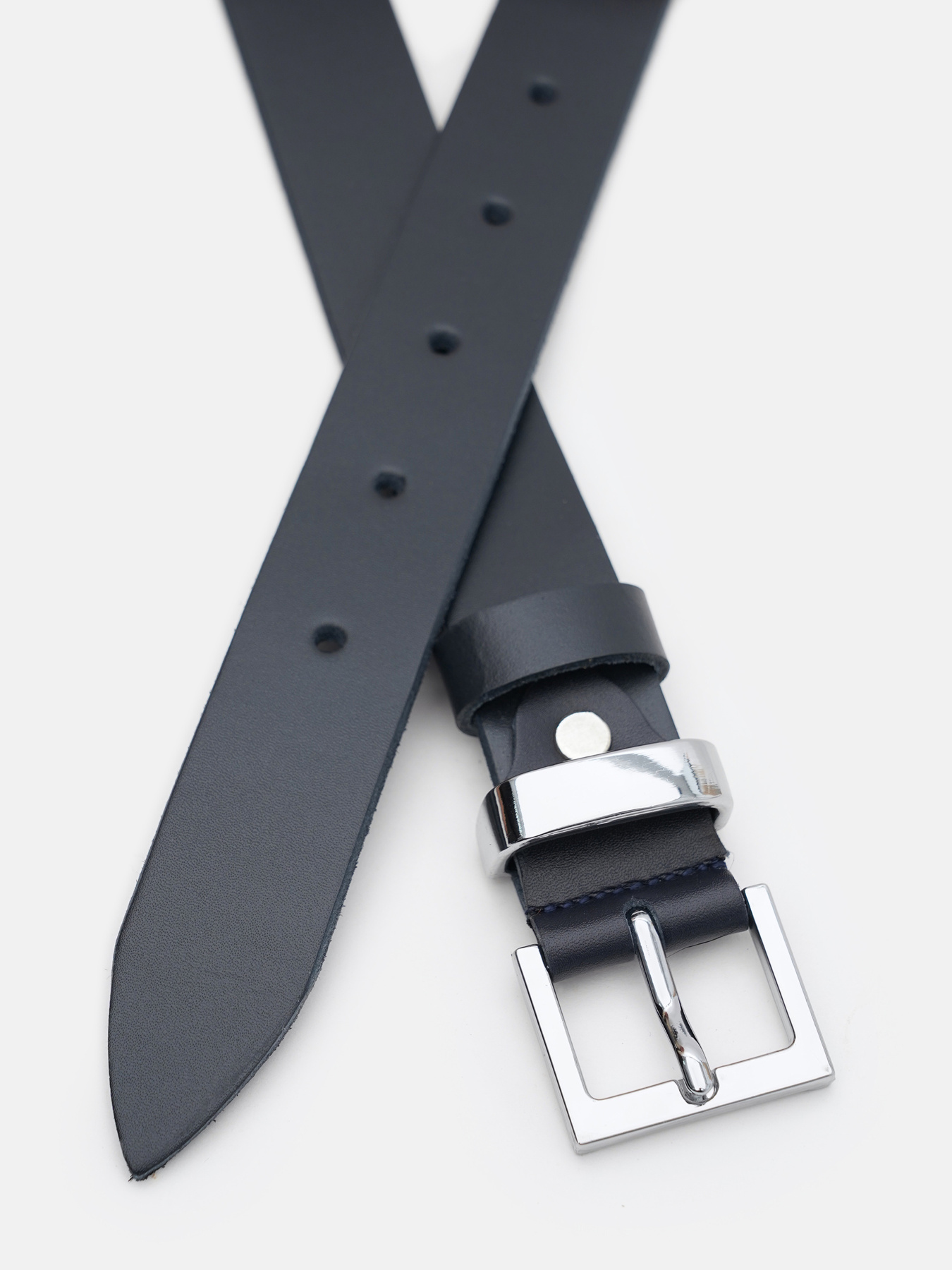 Ремінь Borsa Leather модель 110x1genw125-navy Фото