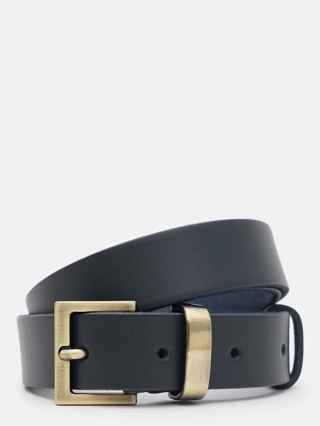 Ремень Borsa Leather модель 110b1genw126-navy Фото