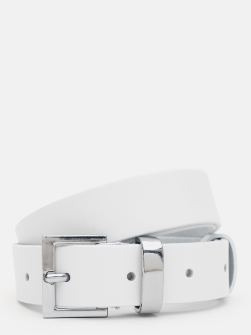 Ремень Borsa Leather модель 110x1genw129-white Фото