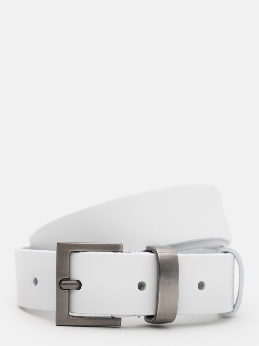 Ремень Borsa Leather модель 100s1genw132-white Фото
