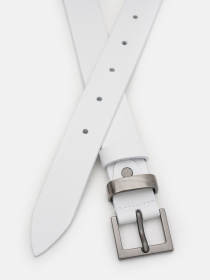 Ремінь Borsa Leather модель 100s1genw132-white Фото
