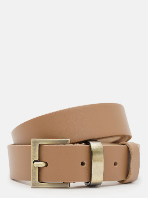 Ремінь Borsa Leather модель 110b1genw133-caramel Фото