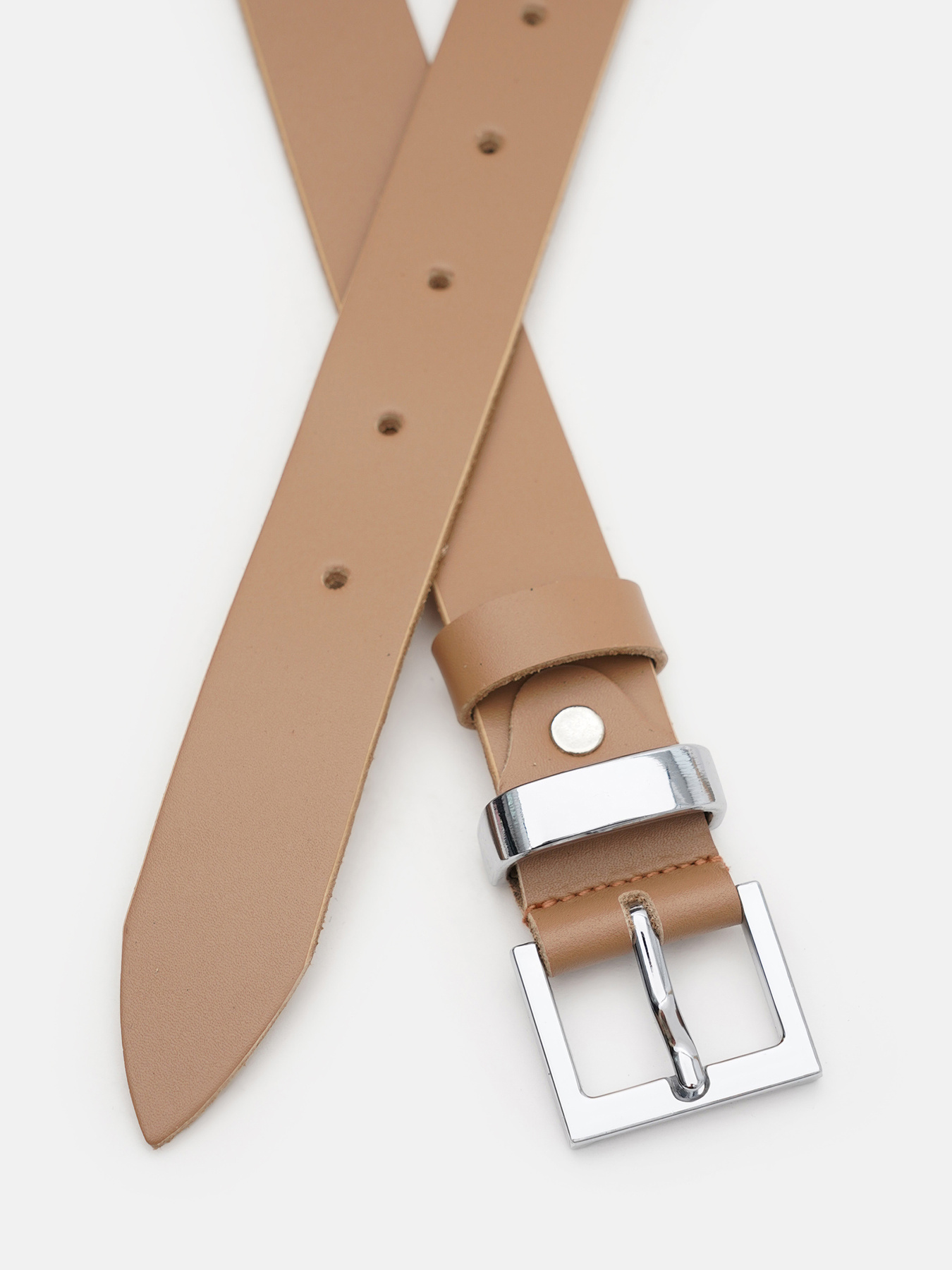 Ремінь Borsa Leather модель 110x1genw134-caramel Фото