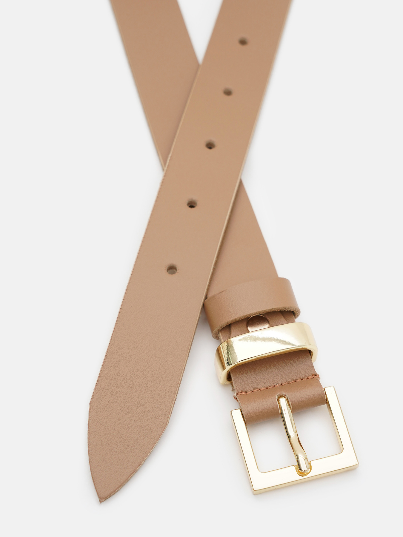 Ремінь Borsa Leather модель 100g1genw136-caramel Фото