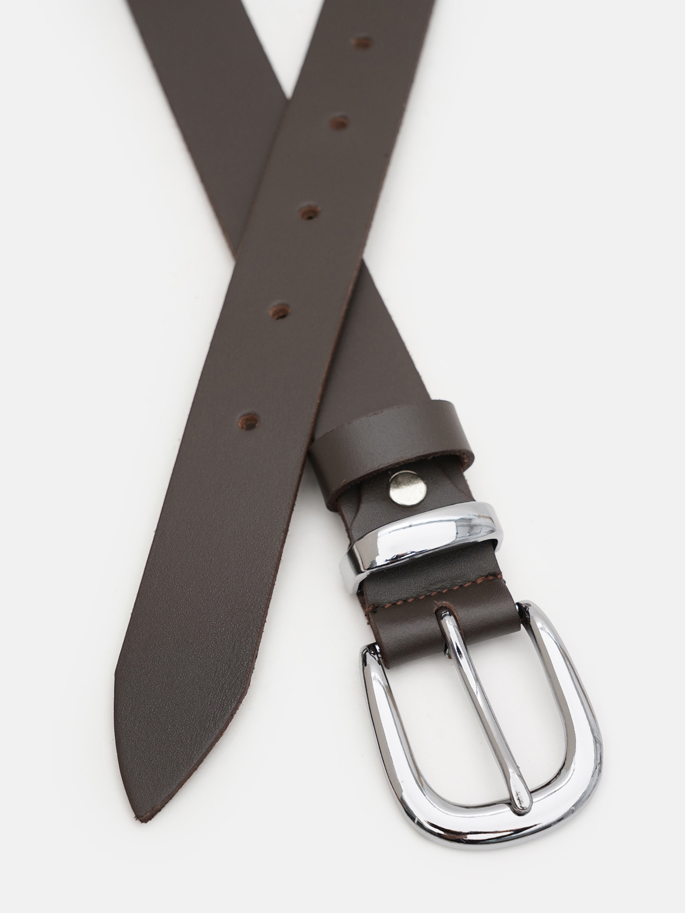 Ремінь Borsa Leather модель 100x1genw142-brown Фото