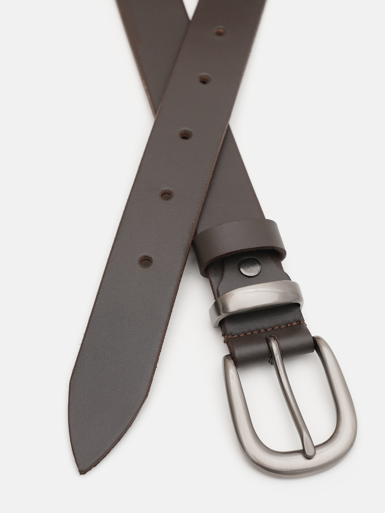 Ремінь Borsa Leather модель 110s1genw143-brown Фото