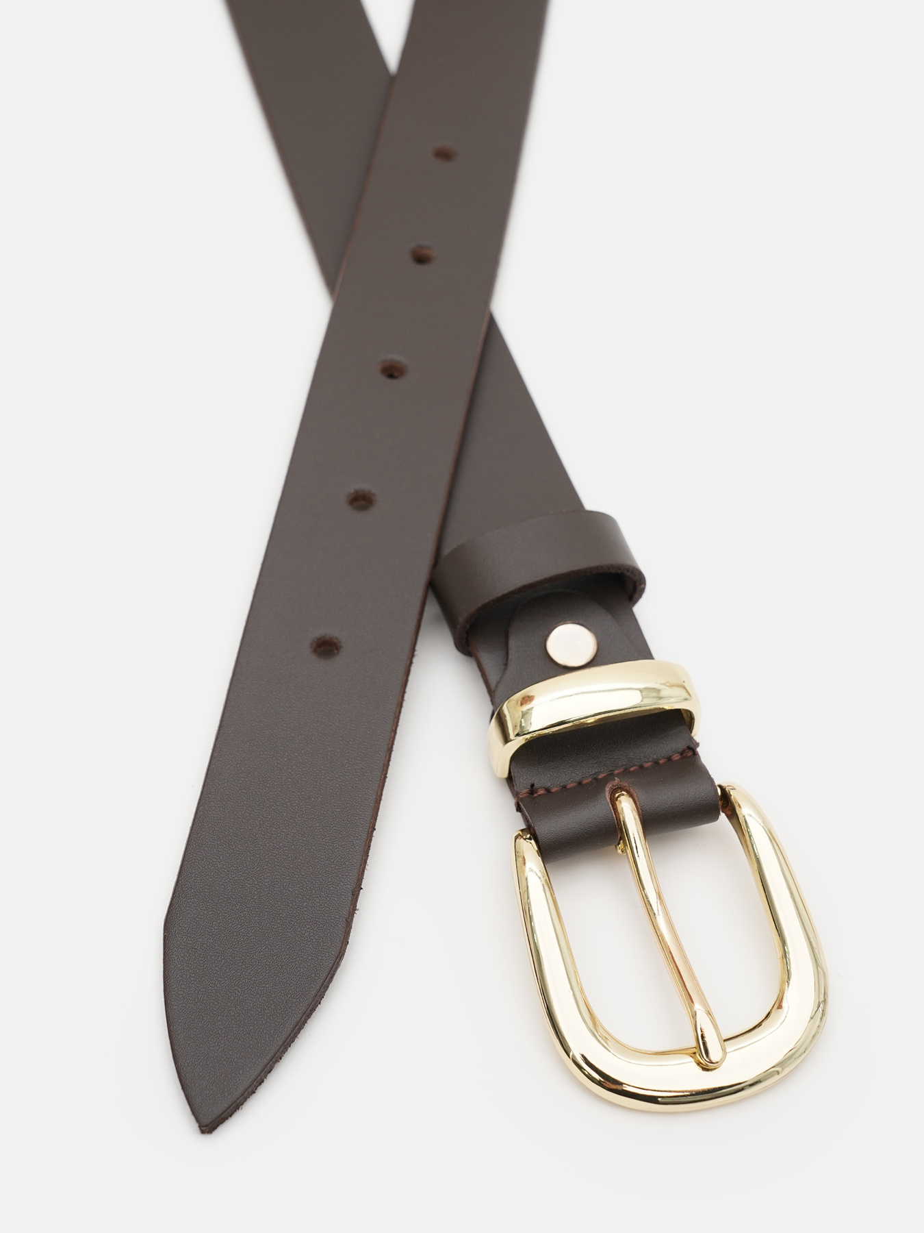 Ремінь Borsa Leather модель 110g1genw144-brown Фото