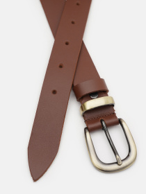 Ремінь Borsa Leather модель 100b1genw146-l.brown Фото