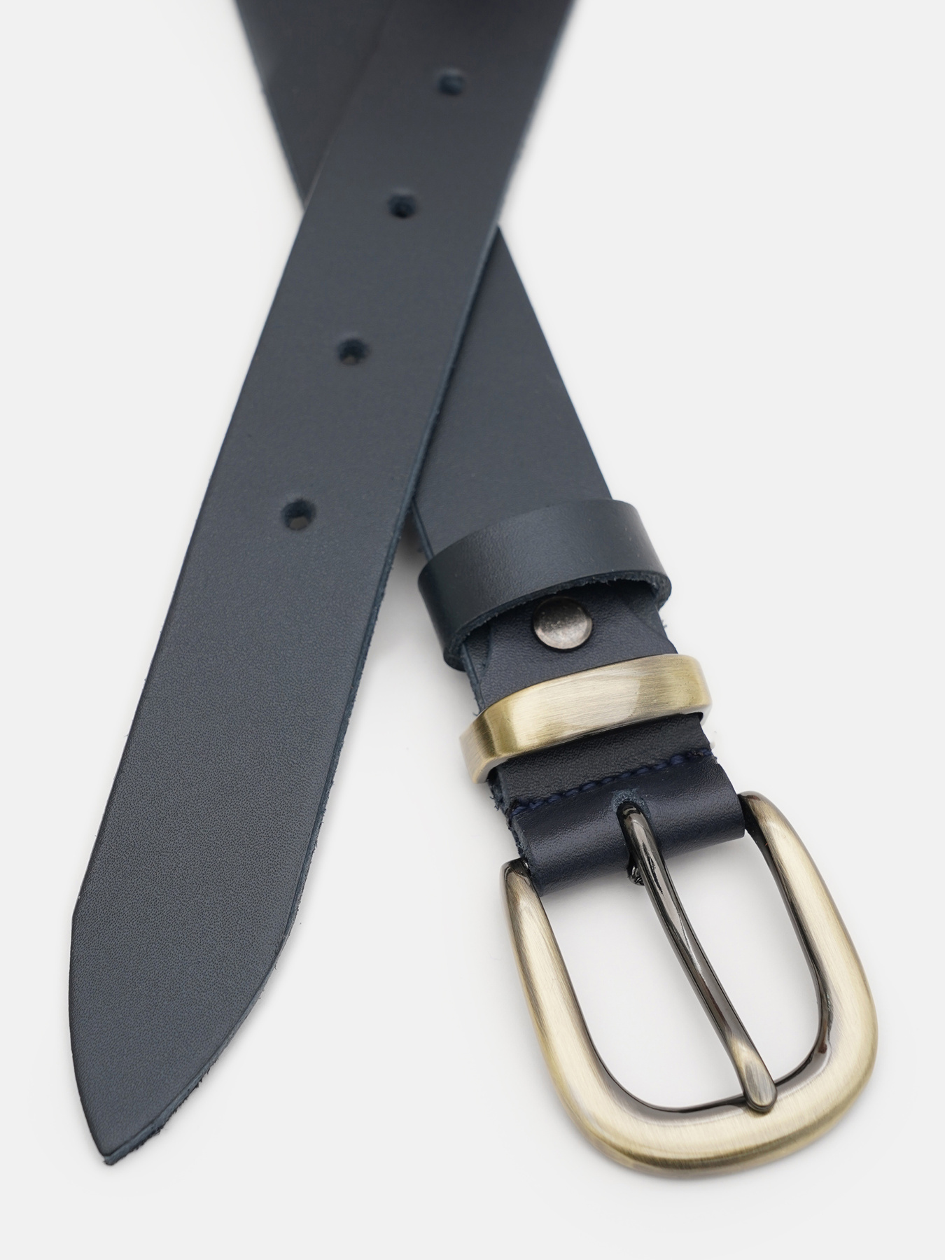 Ремень Borsa Leather модель 100b1genw150-navy Фото