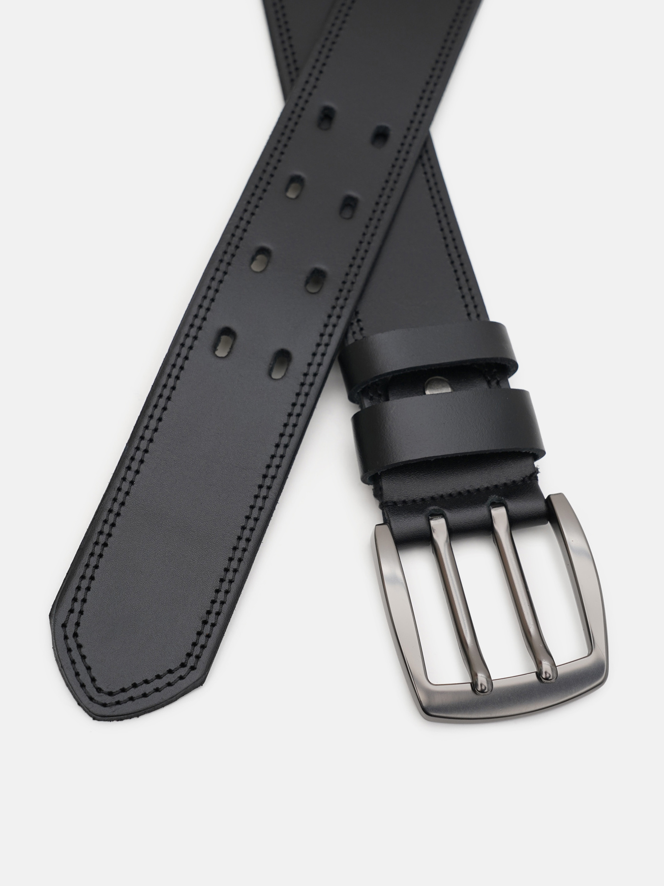 Ремень Borsa Leather модель 115v1fx114-black Фото