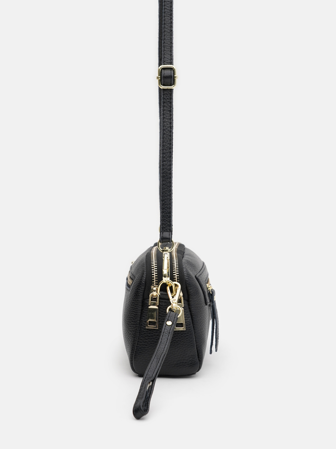 Кросс-боди Borsa Leather модель K11670bl-black Фото