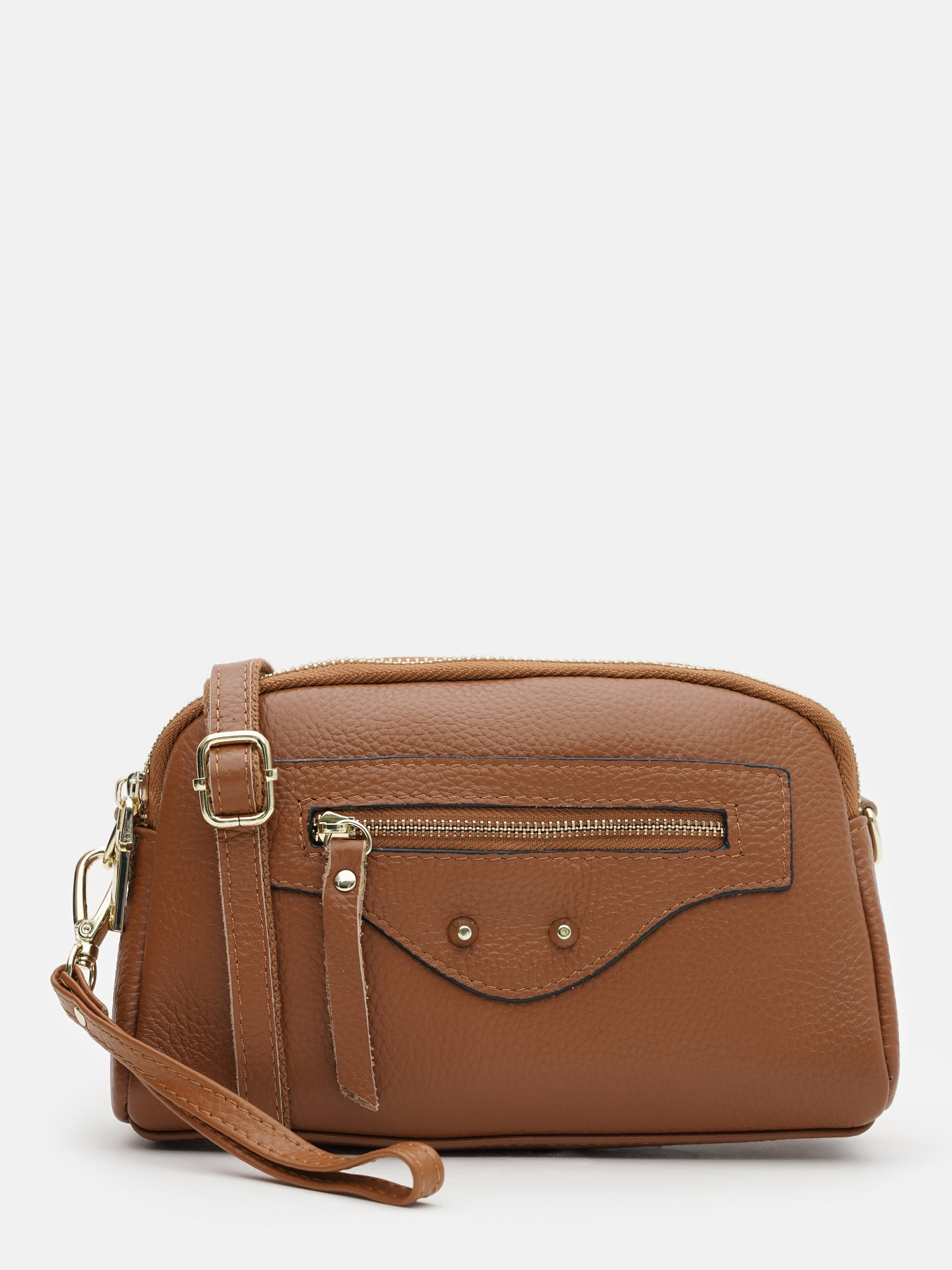Кросс-боди Borsa Leather модель K11670gi-ginger Фото