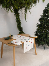 Новорічна доріжка "Різдвяна мелодія 2" Едельвіка модель 554-25-00 Фото