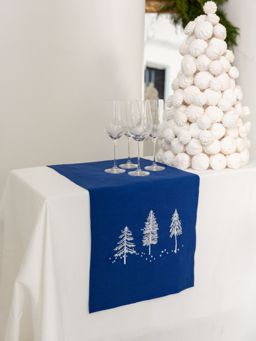 Новорічний ранер "Ялинки " Едельвіка модель 496-25-00 Фото