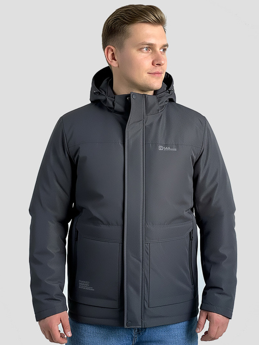 Демісезонна куртка Sun's House модель DV-105-grey Фото