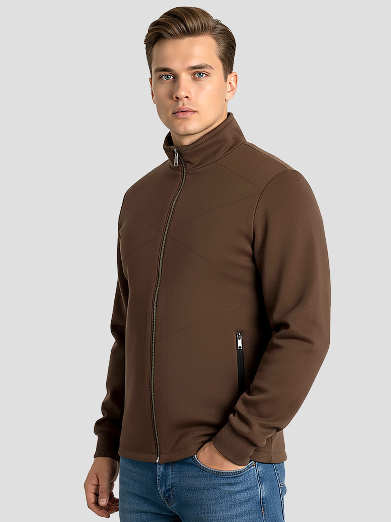 Бомбер Sun's House модель DV-115-brown Фото