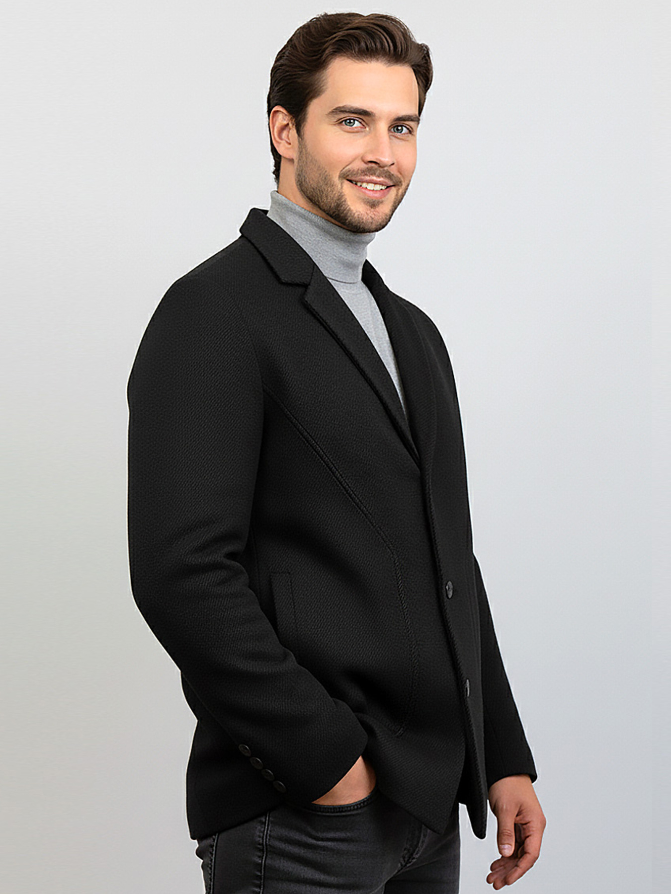 Пальто Sun's House модель DV-117-black Фото