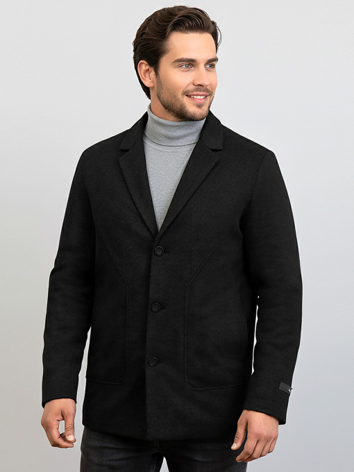 Пальто Sun's House модель DV-117-black Пальто Sun's House модель DV-117-black Фото