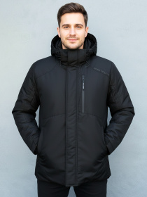 Демісезонна куртка Sun's House Полиэстер модель RC-V-4-black Демісезонна куртка Sun's House Полиэстер модель RC-V-4-black Фото