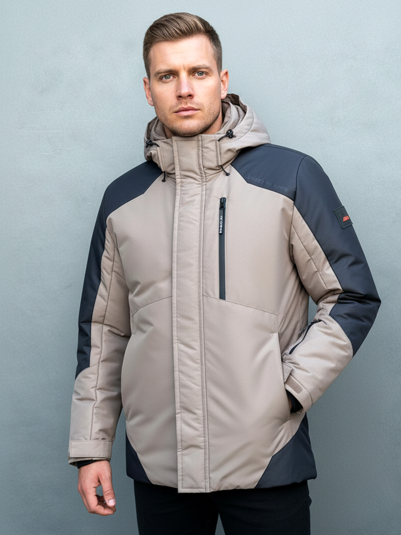 Демисезонная куртка Sun's House Полиэстер модель RC-V-4-combi-beige Фото