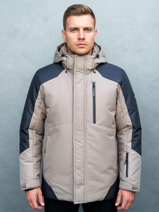 Демисезонная куртка Sun's House Полиэстер модель RC-V-4-combi-beige Фото