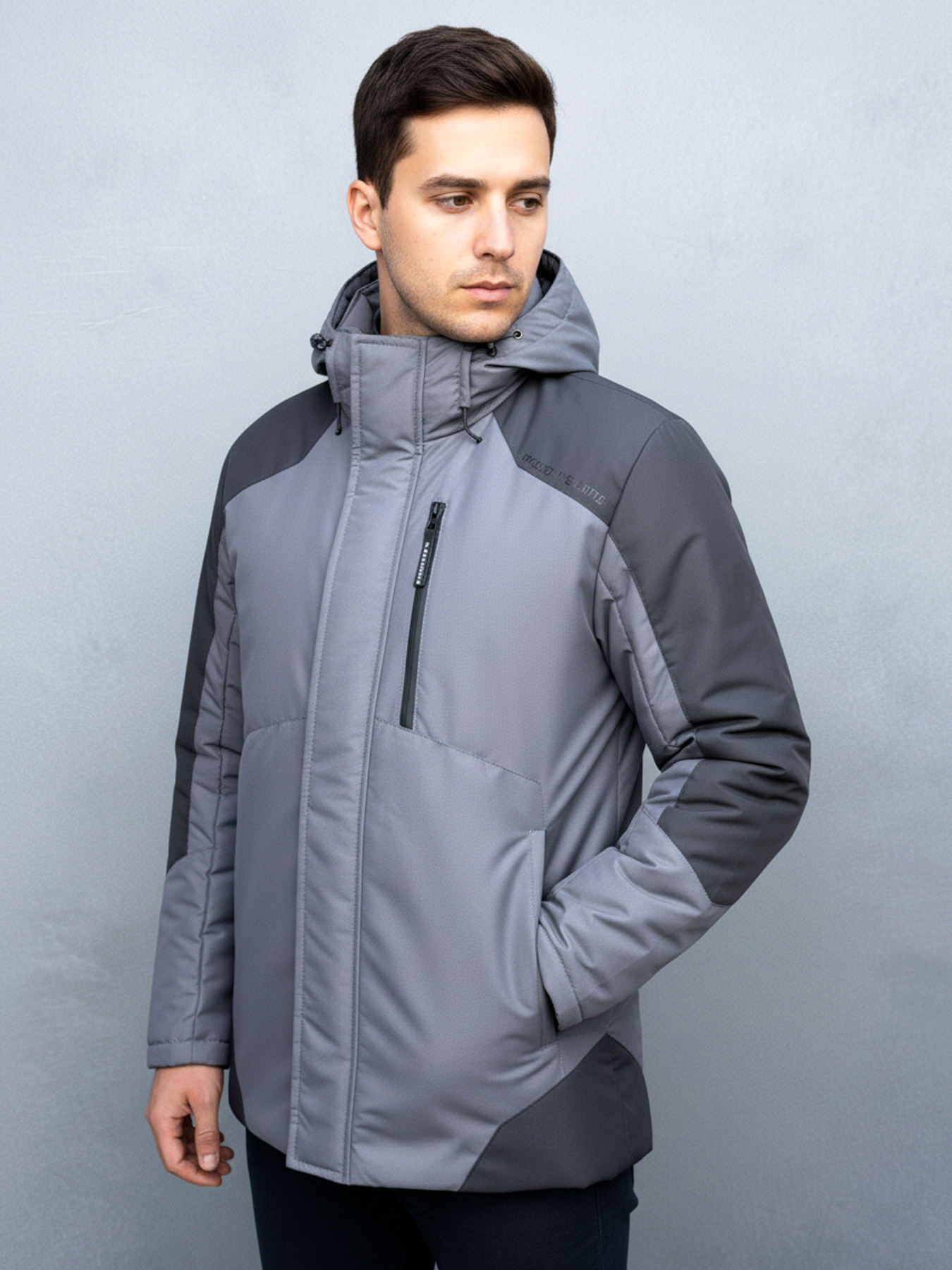 Демісезонна куртка Sun's House Полиэстер модель RC-V-4-combi-dark-grey Фото