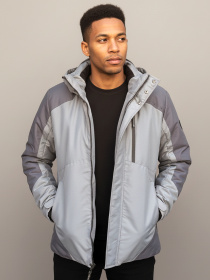 Демисезонная куртка Sun's House Полиэстер модель RC-V-4-combi-grey Фото