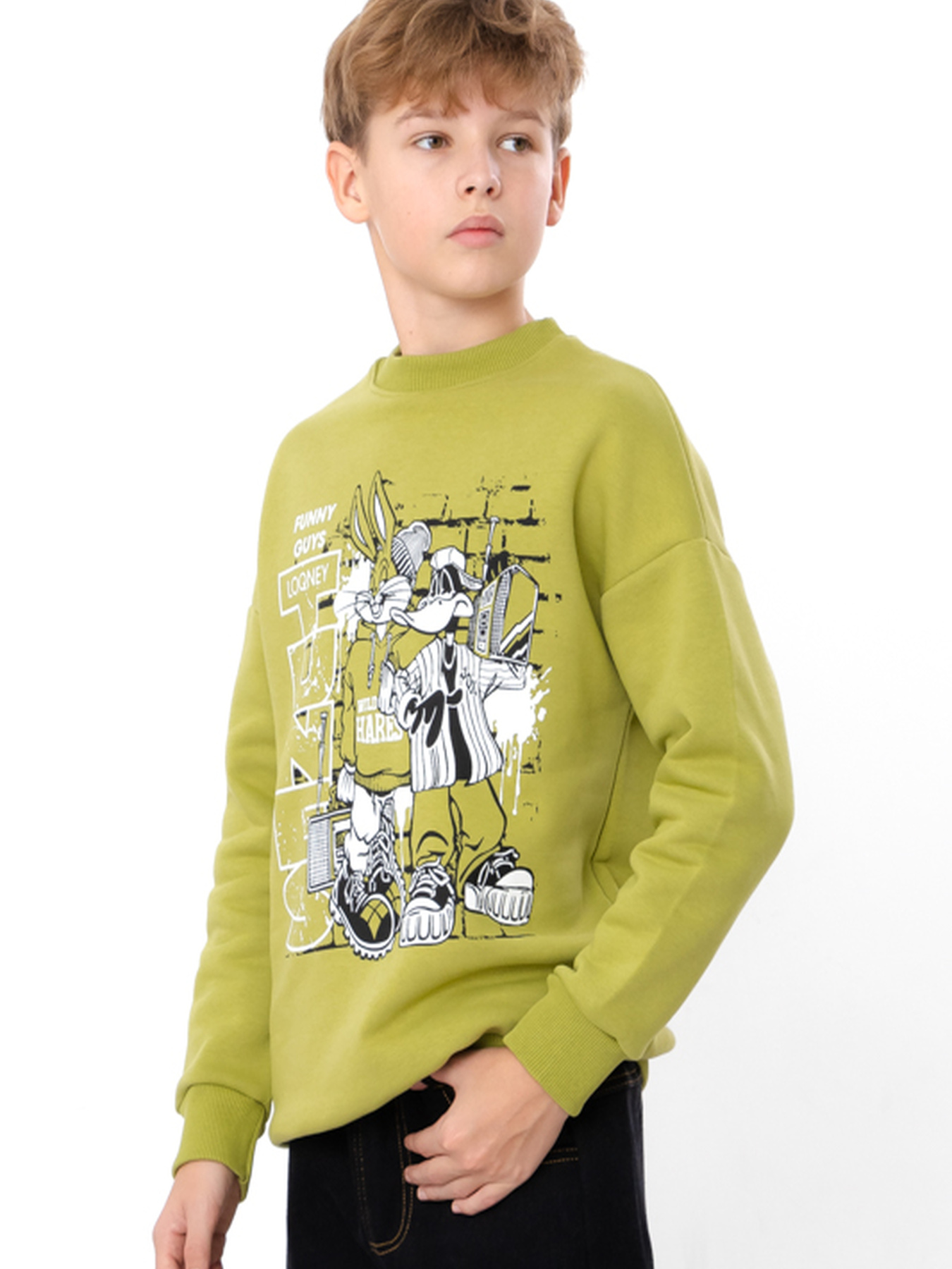 Свитшот Носи своє модель 6393-025-33-1-2-olivka Фото