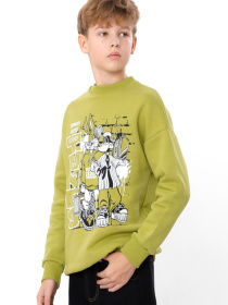 Свитшот Носи своє модель 6393-025-33-1-2-olivka Фото