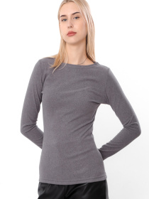 Лонгслив Носи своє модель 8380-113-temno-srij-melanzh Фото